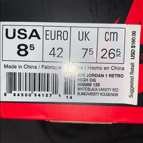 Air Jordan 1 Black toe main image 4